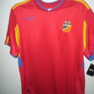 mitre men  soccer football spain shirt espana soccer shirt red spain shirt nwt L
