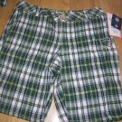 usf women shorts  green plaid short pants university of south florida apparel