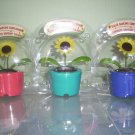 dancing solar flowers  3 pc lot dancing flowers colorful assortment