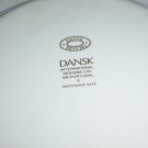DANSK BISTRO CHRISTIANSHAVN BLUE DINNER PLATE  WHITE AND BLUE BANDS PORTUGAL