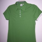 quagmire golf women green polo shirt nwt UV prot