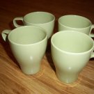 6 Ikea of sweeden Light Green Coffee Mug cups 4 "tall x 3 1/4" lot