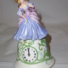 1984 Franklin Porcelain Studio Cinderella Clock strikes Midnight Bell Signed