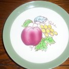 RARE Homer Laughlin Serenade Fruits Apples  grapes Berries Salad Plates OVEN USA