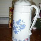 PFALTZGRAFF YORKTOWNE COFFEE POT THERMOS  DISPENSER WITH TOP blue print