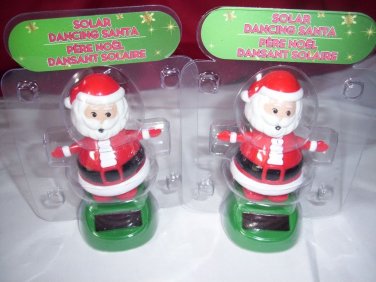 Christmas Solar Powered Dancing   Santa  holiday solar dancers
