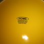 Home Yellow Embossed Rings Ribbed  7 Dinner Plates. LOOK