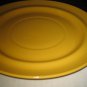 Home Yellow Embossed Rings Ribbed  7 Dinner Plates. LOOK