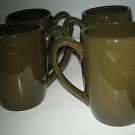 4-pc TABLETOPS UNLIMITED ESPANA dark green  MUG LOOK