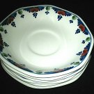 Adams VERUSCHKA Saucer Plates Fruit Plates 6-pc Excellent LOOK