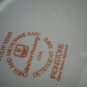 Set 2 Vintage Anchor Hocking USA Ironstone Tulip Time Dinner Plates RARE LOOK