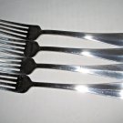4 Towle  Stainless  Dinner Forks 8" Stainless Flatware