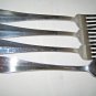 4 Towle  Stainless  Dinner Forks 8" Stainless Flatware