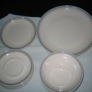 Pfaltzgraff AURA PINK LOT Dinner Salad Soup/Cereal Saucer USA LOOK