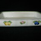 VILLEROY & BOCH FRENCH GARDEN FLEURENCE Lasagna Baking Dish Pristine RARE LOOK
