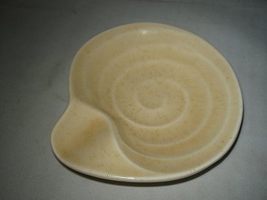 FRANCISCAN SEA SCULPTURES sand ASHTRAY Nautilus Pristine RARE LOOK