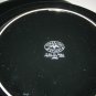 Baker Hart & Stuart Black Dinner Plates (4) Stoneware Japan  RARE