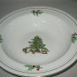 Tienshan Holiday Hostess Round Vegetable Bowl Christmas Tree 9 3/4" Excellent