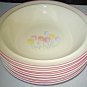 7 Sango Springtime tulips 252180 Soup Cereal Bowls 7 3/8"