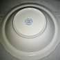 NIKKO Blue tulip Round Vegetable Handled Serving Bowl Japan RARE LOOK