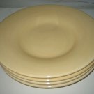 4 Pottery Barn SAUSALITO Ivory Pale yellow Salad Plates Large 10 1/4" 4 Pottery Barn SAUSALITO Ivory Pale yellow Salad Plates Large 10 1/4"