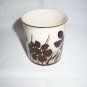 Design Four Stoneware Shadow Coffee Mugs cups Sugar Bowl & creamer 6-pc