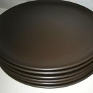 2-pc Crate & Barrel Camden Java Dark Brown Dinner Plates 10 1/2" D Hard to find 2-pc Crate & Barrel Camden Java Dark Brown Dinner Plates 10 1/2" D Hard to find