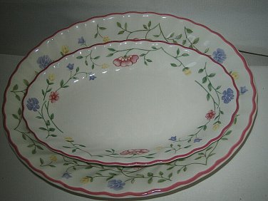 Johnson Brothers SUMMER CHINTZ Oval Vegetable Relish Under plate EXCELLENT LOOK