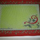 Sally Eckman Roberts 4 Christmas placemats  13" x 19" EXCELLENT LOOK