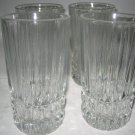 4 Fostoria Heritage High Ball Glasses 5 1/2" H  good conditions