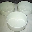 3 Figgjo Norway Small bowls Dessert Fruit Stackable White Bowls