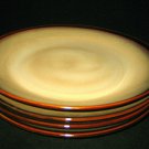 SANGO NOVA BROWN Dinner Plates 4-pc Set 10 5/8" LOOK SANGO NOVA BROWN Dinner Plates 4-pc Set 10 5/8" LOOK