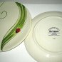 2-pc set  Pier 1 LADYBUG Earthenware Salad Luncheon Breakfast Plates Excellent
