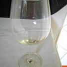 RALPH LAUREN Crystal NORMANDY Sauvignon Wine Stem Glass 9 3/4"  RARE LOOK