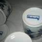 Blue Danube Japan Condiment Jam Jelly Jar W/plate 2 Mugs + free oval dish LOOK