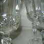 4-pc Royal Crystal Rock AUREA Wine Glasses 7 3/8" RCR Excellent More Available