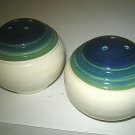 Pfaltzgraff Round Ocean Breeze Salt and Pepper Shakers set