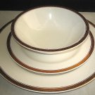 Epoch Exclusives CENTURY GOLD Dinner plate salad plate soup cereal bowl #E206