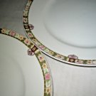 NORITAKE MORIMURA Nippon2 Salad Plates Floral pattern 8 1/2" D NORITAKE MORIMURA Nippon2 Salad Plates Floral pattern 8 1/2" D