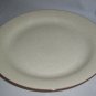 Mikasa Style Manor Round Platter Chop Plate Brown Trim 12 1/4"D Excellent fd800