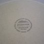 Mikasa Style Manor Round Platter Chop Plate Brown Trim 12 1/4"D Excellent fd800