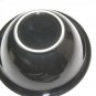 4 Baker Hart & Stuart Black Cereal Bowls   Stoneware Japan RARE