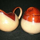 SANGO NOVA BROWN  Sugar Bowl & Creamer Set