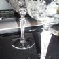 Stemware Etched Wine Glass Small Cordial Cut Flowers Leaves Roses