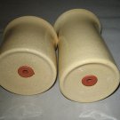 FRANCISCAN SEA SCULPTURES sand Salt Pepper Shakers Primary  Pristine RARE