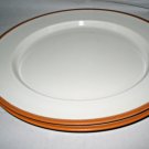 2 Williams Sonoma RANCH salad plates Terra Cotta 7 3/4" D excellent 2 Williams Sonoma RANCH salad plates Terra Cotta 7 3/4" D excellent