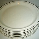 4-pc set Royal Doulton TING Brown Dinner Plates 10 1/2" Lambethware LS1012