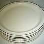 4-pc set Royal Doulton TING Brown Dinner Plates 10 1/2" Lambethware LS1012