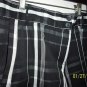 Quagmire Golf Shorts flat front Black plaid Women Short pant
