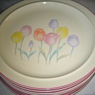 4 Sango Springtime tulips 252180 Salad Plates 7 1/2"